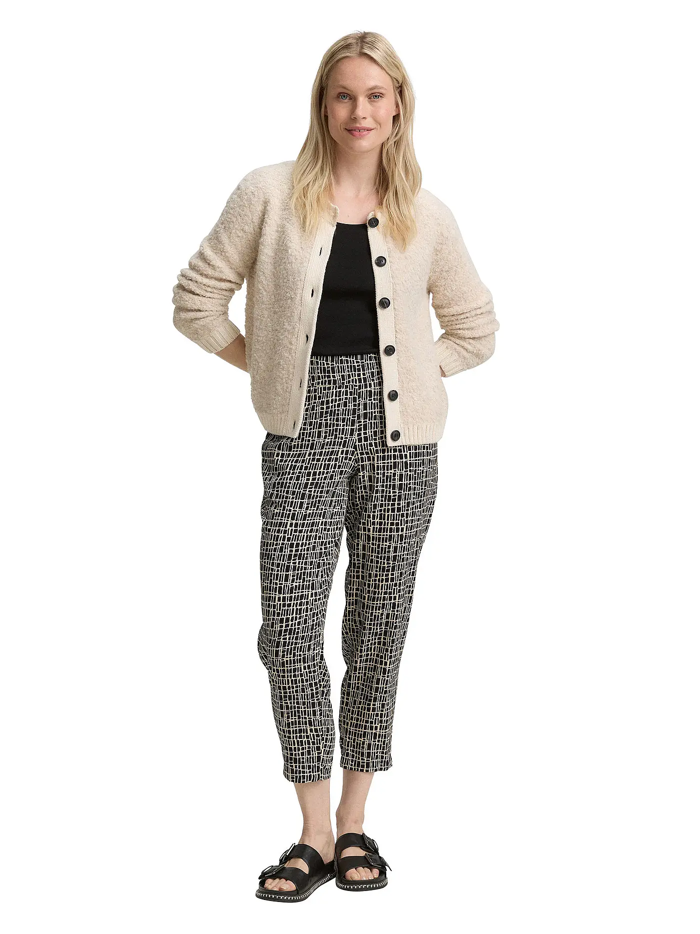TOM TAILOR | Hose Jogging Fit | schwarz